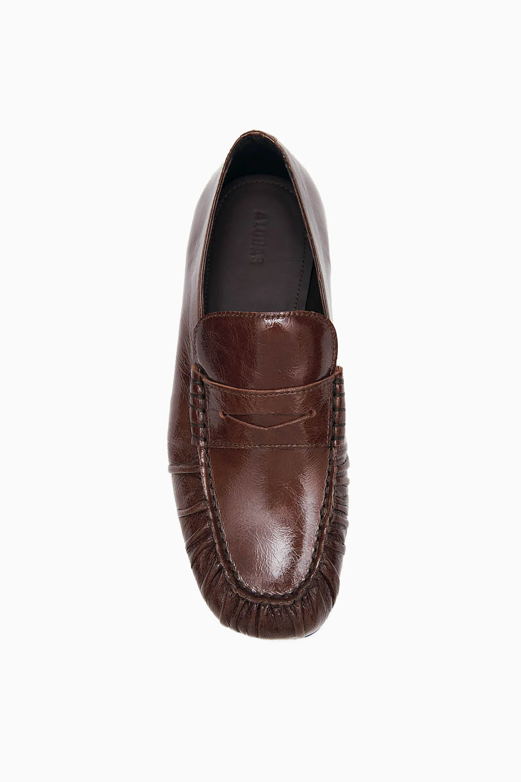 AVEN PATENT BROWN LEATHERS LOAFERS