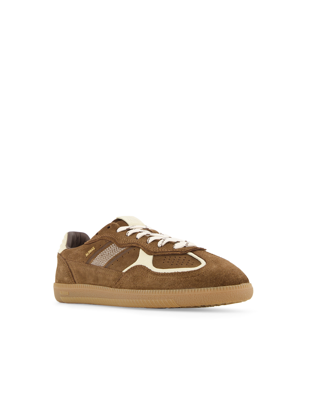 TB.490 RIFA COCOA & OFF WHITE LEATHER SNEAKERS