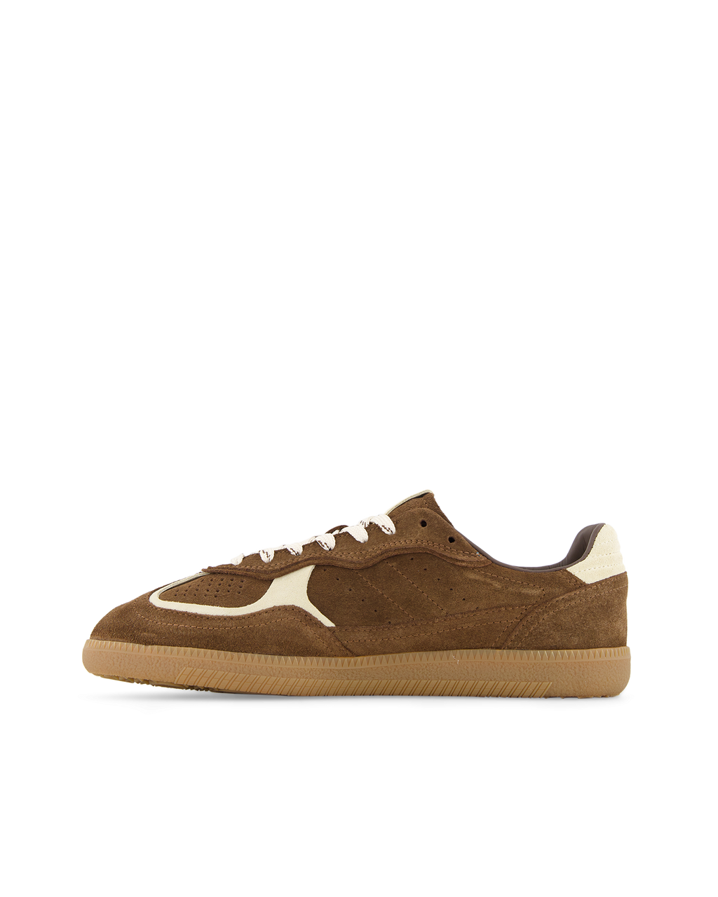 TB.490 RIFA COCOA & OFF WHITE LEATHER SNEAKERS