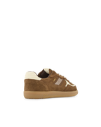 TB.490 RIFA COCOA & OFF WHITE LEATHER SNEAKERS