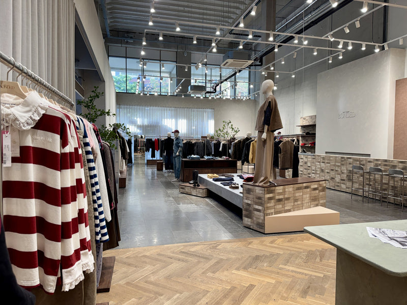 Interieur van de boutique