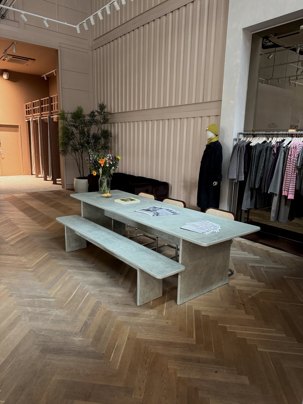 Zithoek in de boutique