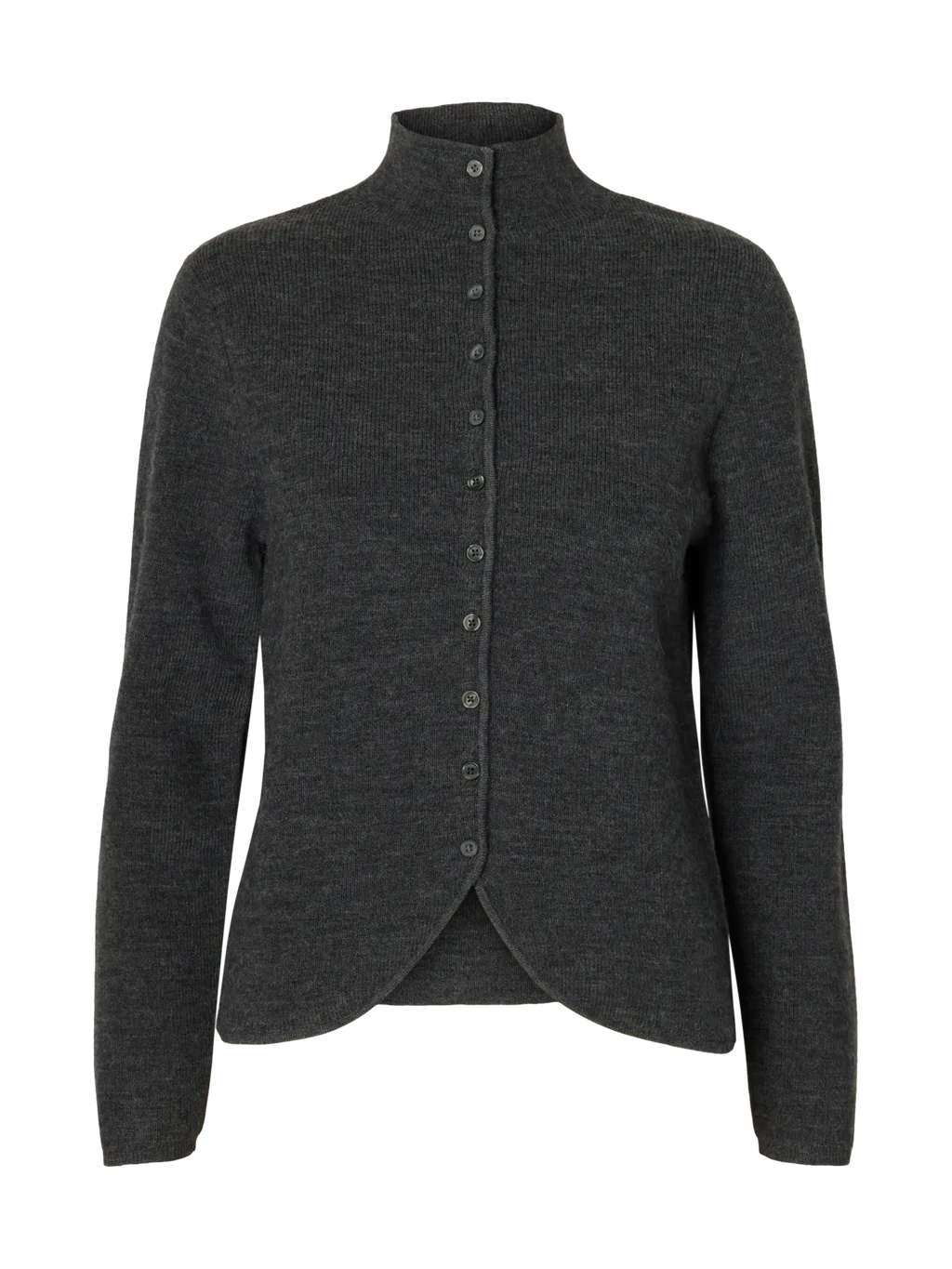 SLWPETRA LS KNIT HIGH NECK CARDIGAN