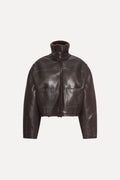 BONDED LEATHER JACKET