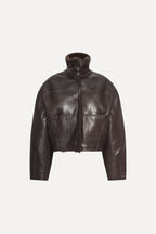 BONDED LEATHER JACKET