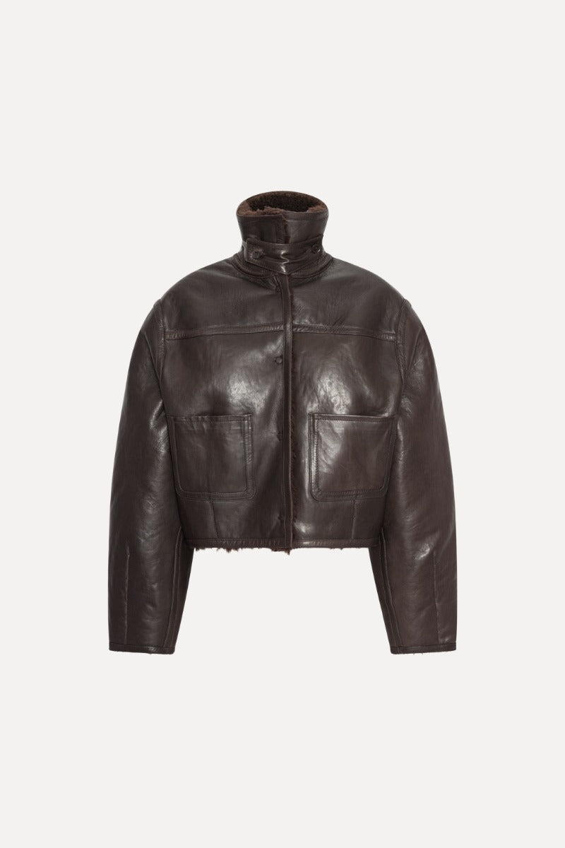 BONDED LEATHER JACKET