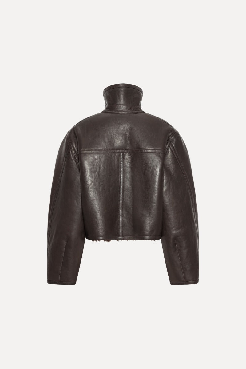 BONDED LEATHER JACKET