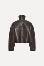 BONDED LEATHER JACKET