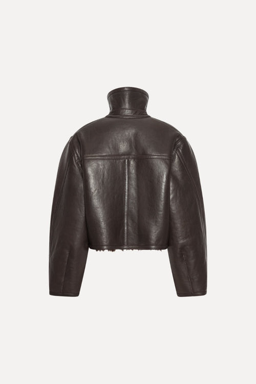 BONDED LEATHER JACKET
